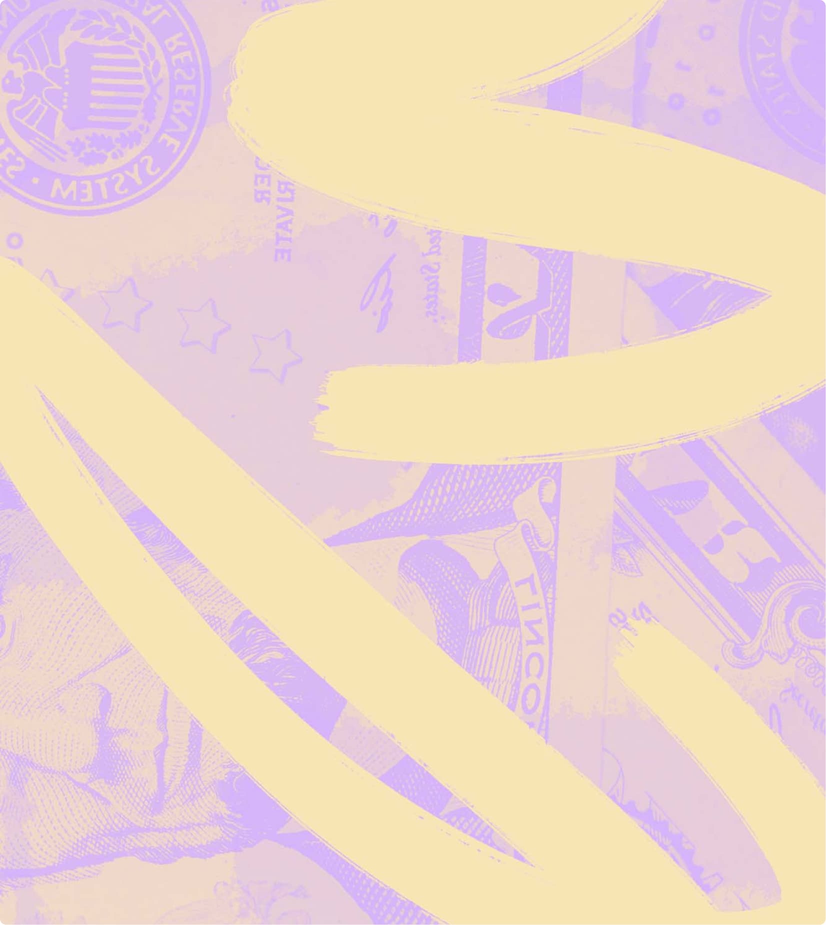 purple yellow money texture bg