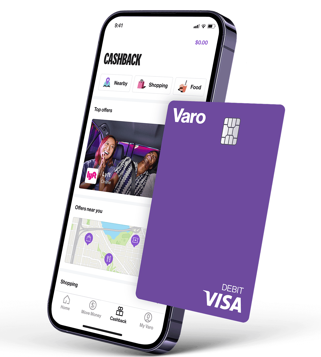 Varo cashback + debit