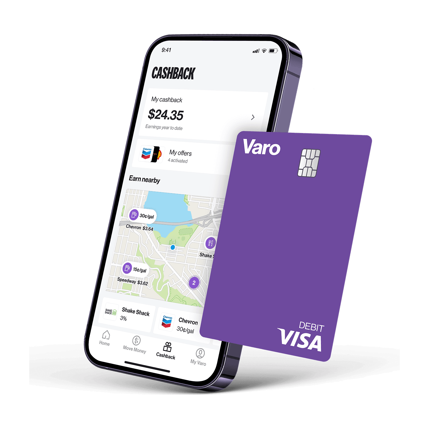 Varo + Upside cashback offers